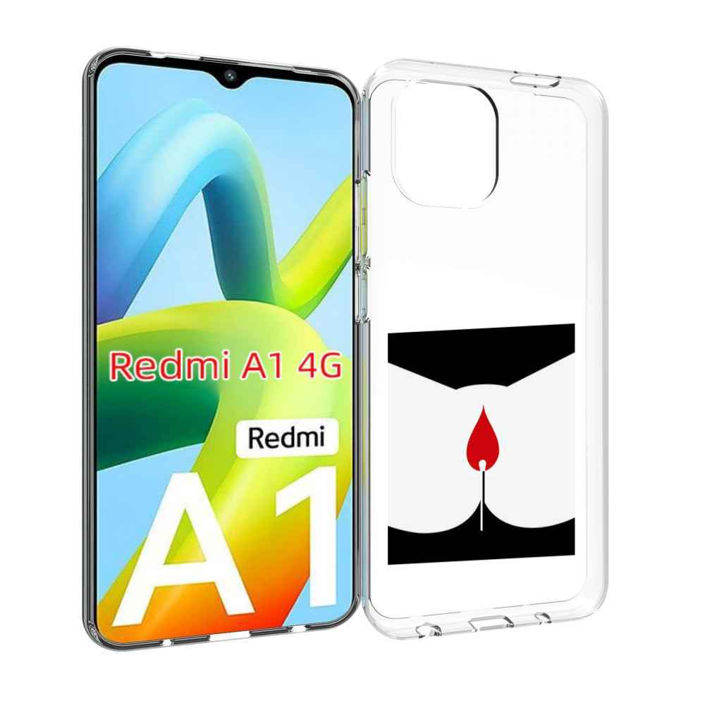 

Чехол Mypads Спичка Горит Для Xiaomi Redmi A1, Прозрачный, Tocco