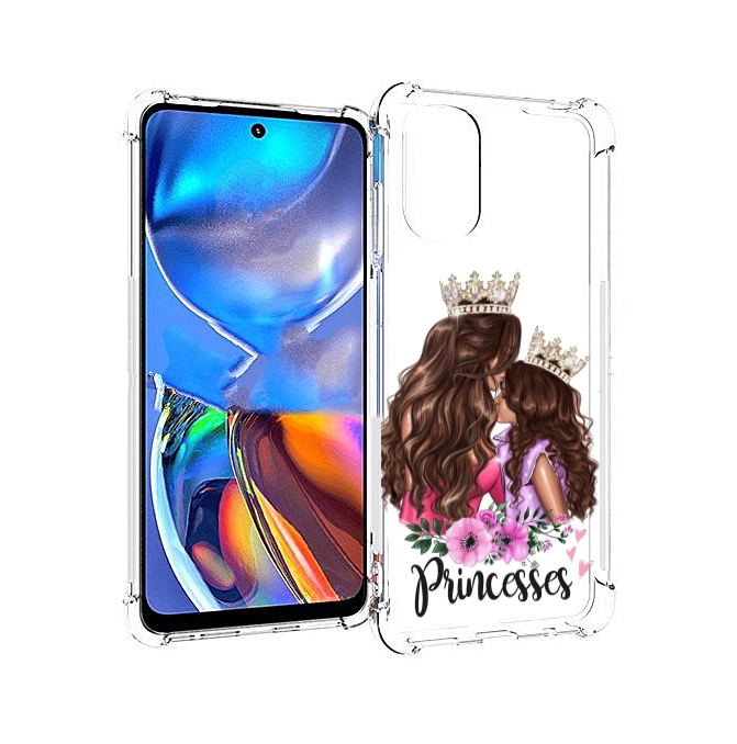 

Чехол MyPads Принцессы женский для Motorola Moto E32, Прозрачный, Tocco