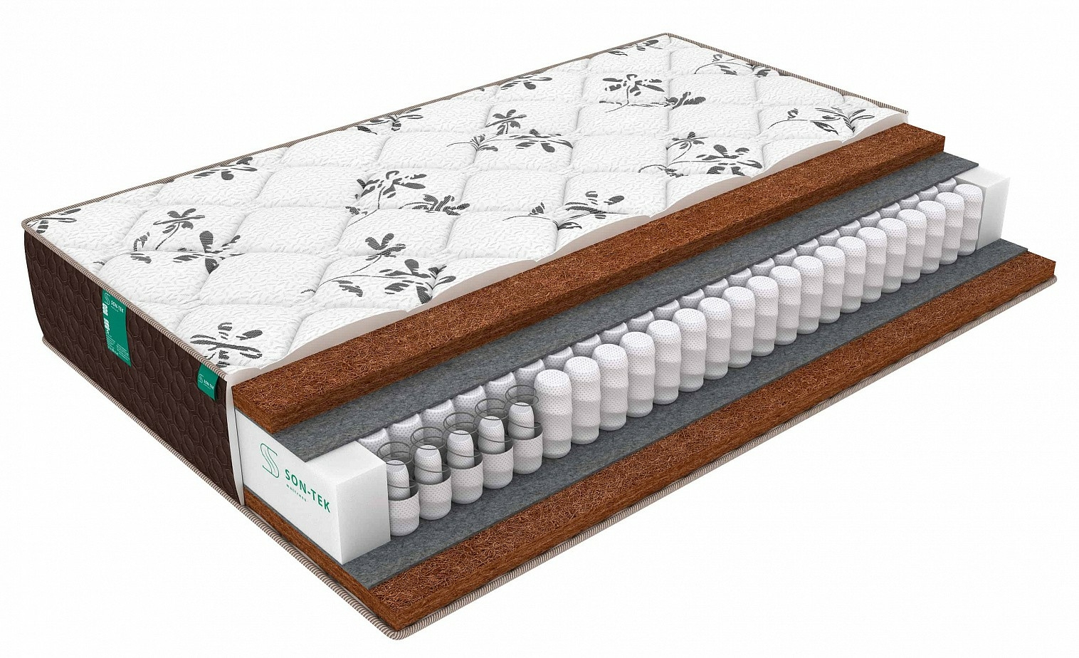 

Матрас Sleeptek Duplex Cocos Double 185x205, Duplex Cocos Double