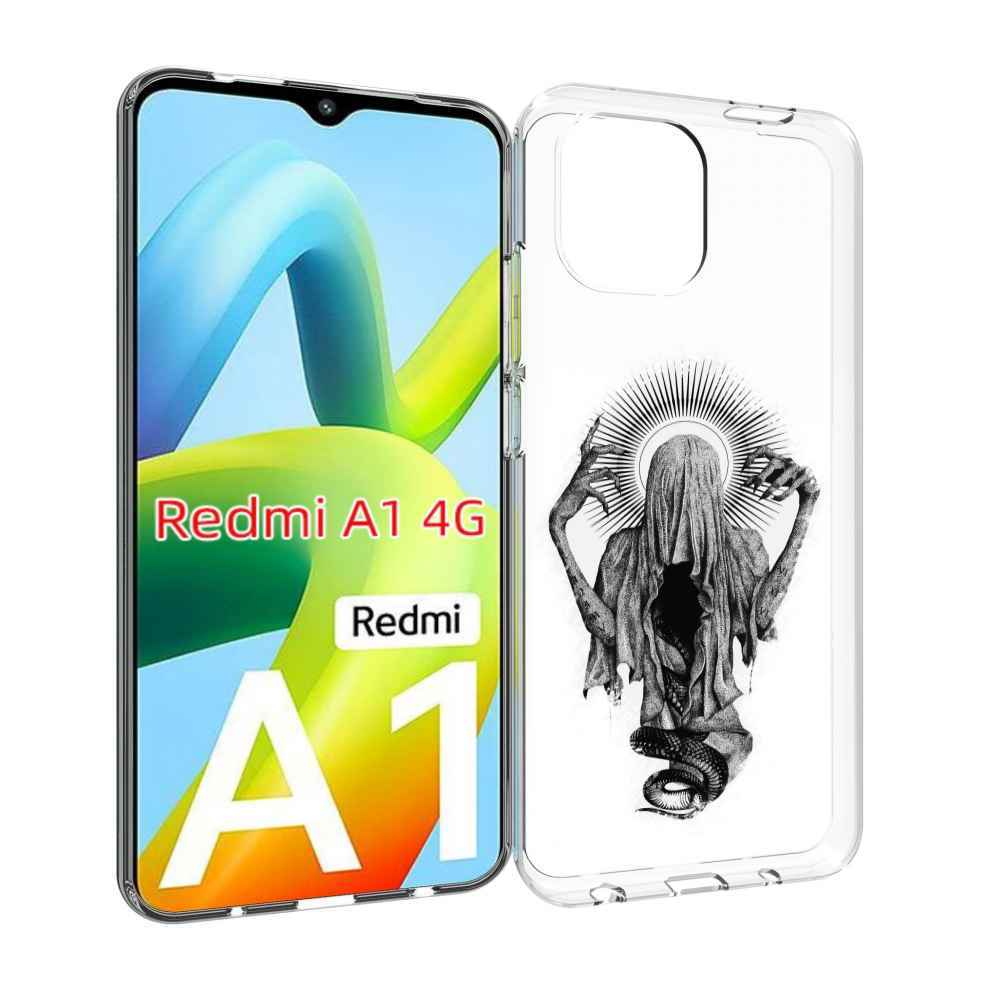 

Чехол Mypads Страшная Змея В Мантии Для Xiaomi Redmi A1, Прозрачный, Tocco