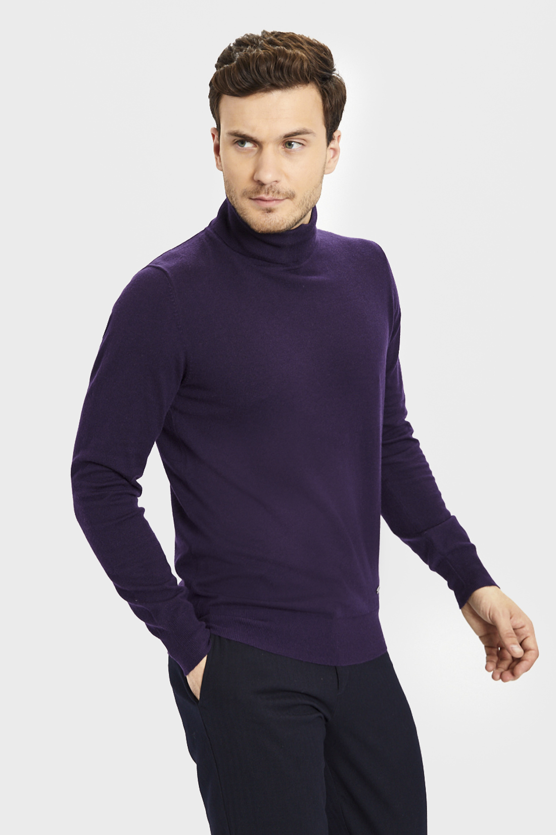 

Водолазка мужская B721702 Baon фиолетовая 4XL, B721702