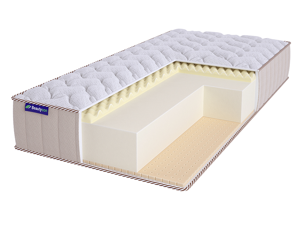 

Матрас BeautySon FOAM HARD 14 Massage Latex LUX 105х186, Белый, FOAM HARD 14 Massage Lateх LUх