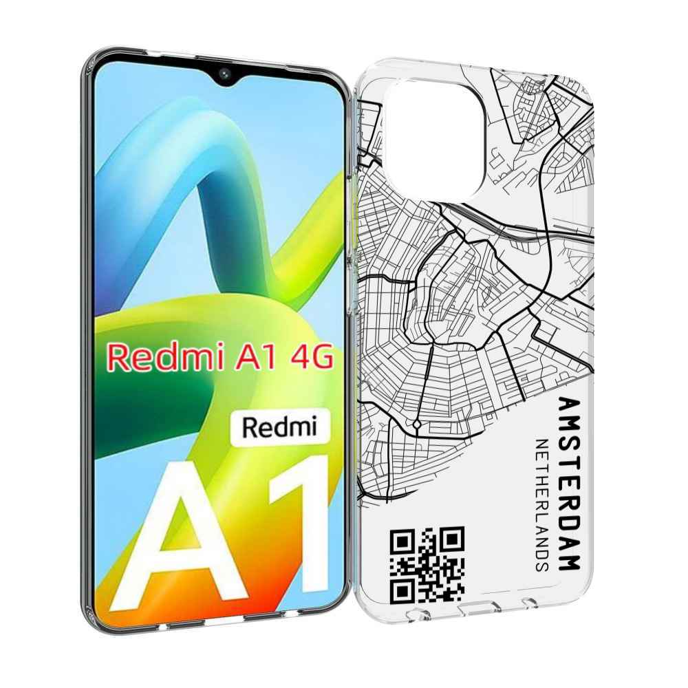 

Чехол Mypads Схема-Амстердам Для Xiaomi Redmi A1, Прозрачный, Tocco
