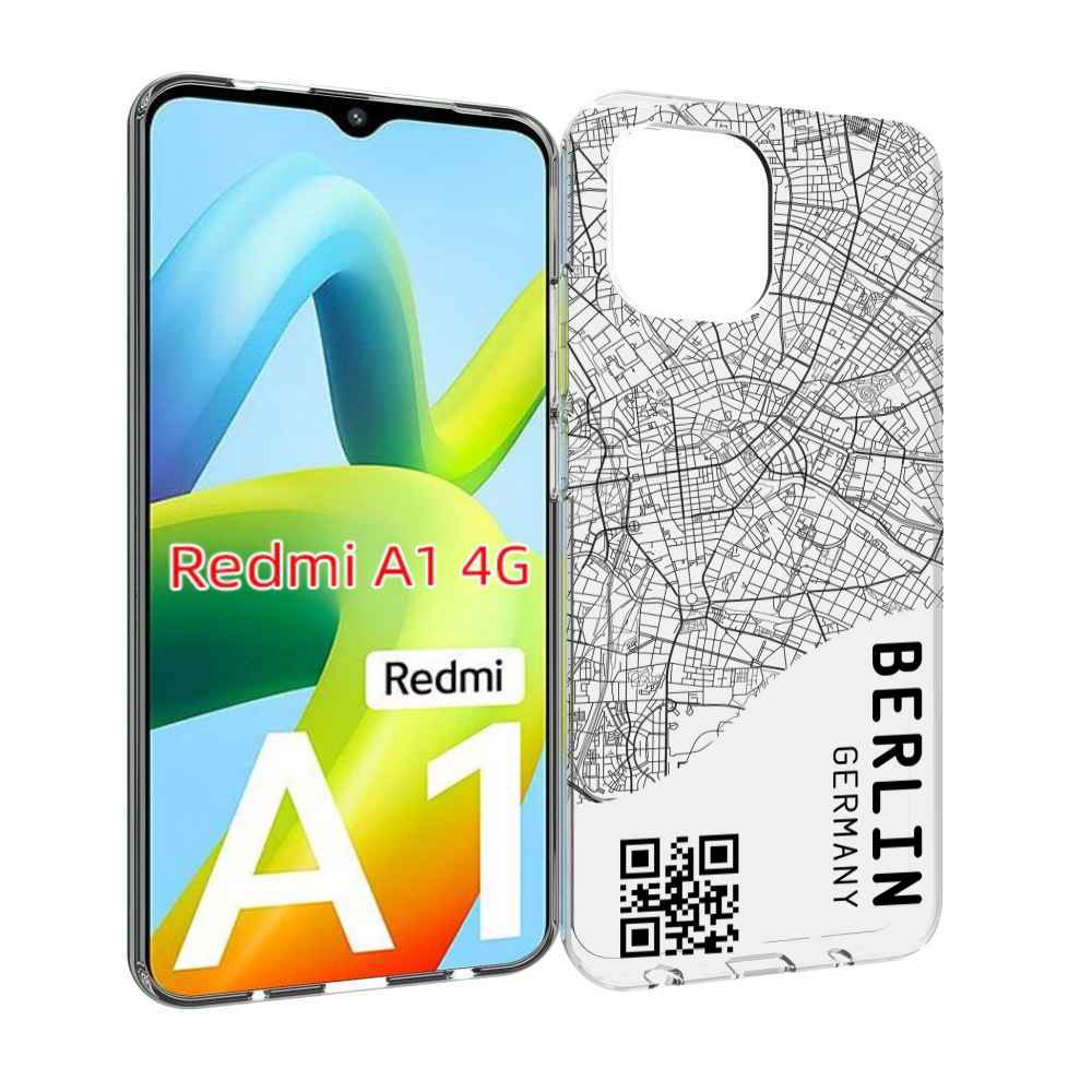 

Чехол Mypads Схема-Берлин Для Xiaomi Redmi A1, Прозрачный, Tocco