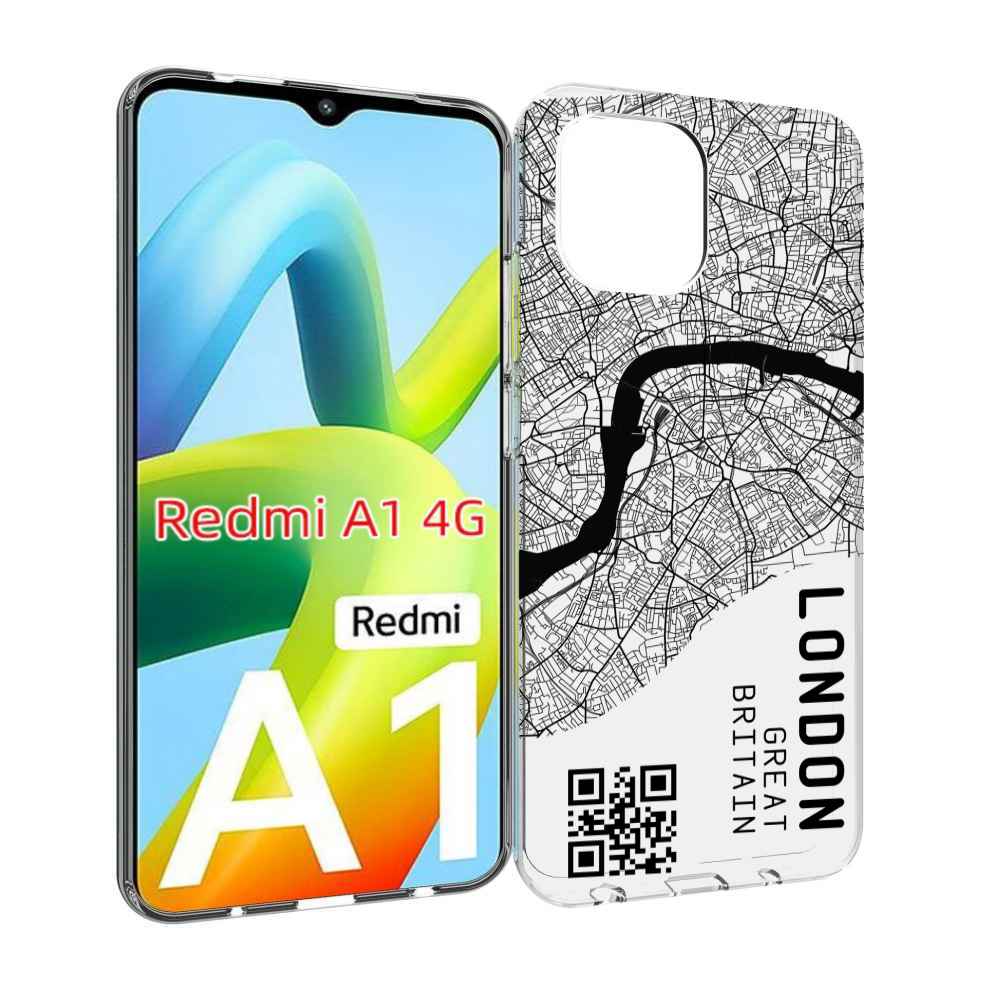

Чехол Mypads Схема-Лондон Для Xiaomi Redmi A1, Прозрачный, Tocco