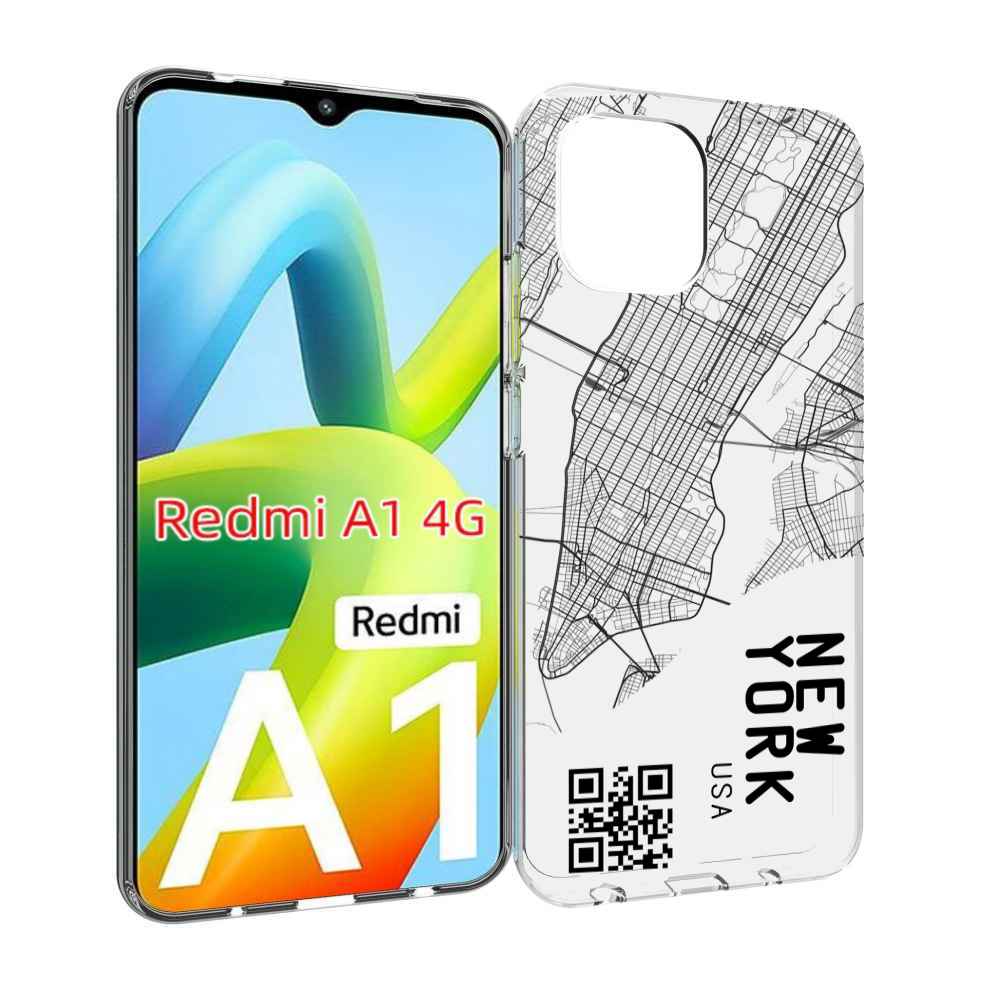 

Чехол Mypads Схема-Нью-Йорк Для Xiaomi Redmi A1, Прозрачный, Tocco
