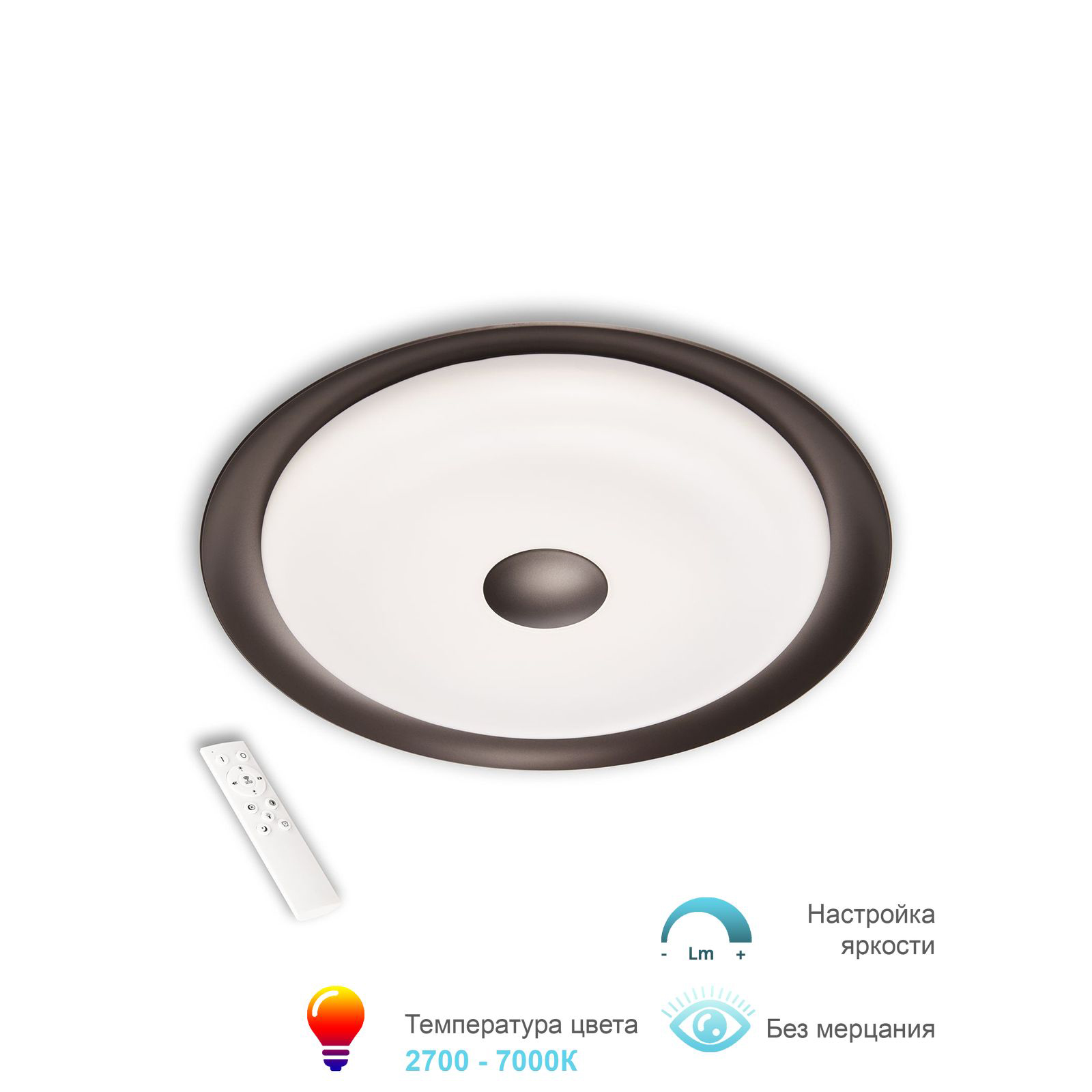 фото Люстра 3306.b221-450 coffee apl led