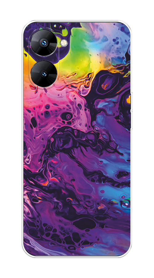 

Чехол Awog на Realme V30 5G/V30T 5G "ACID fluid", Бордовый, 2513450-1