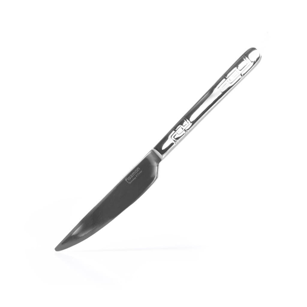 Набор из 12 штук Ножи Столовые Fissman Turin 22 см, нержавеющая сталь (3474_)
