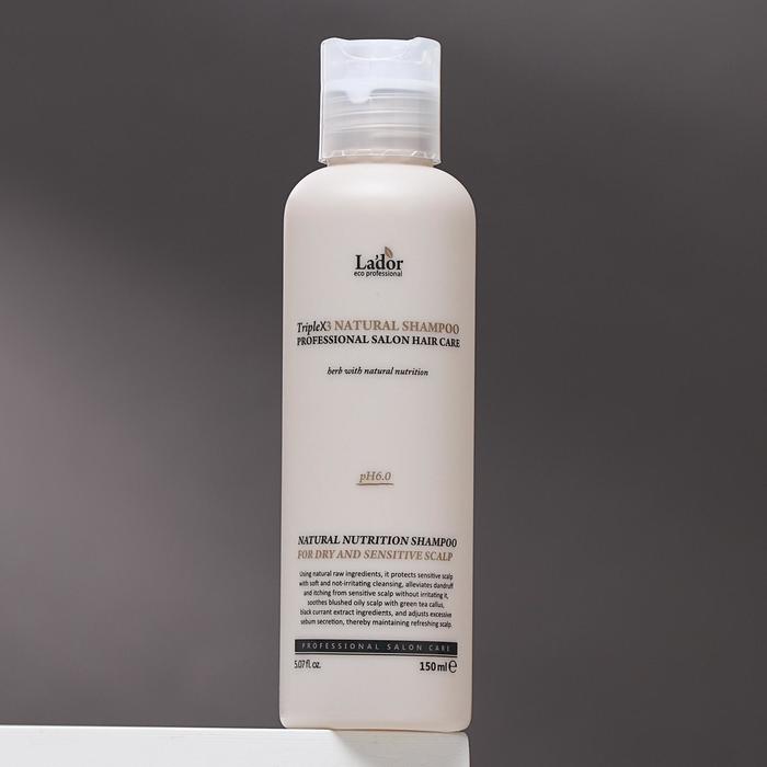 фото Органический шампунь для волос lador triplex natural shampoo, 150 мл la'dor