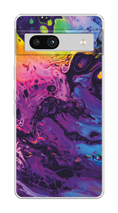 

Чехол Awog на Google Pixel 7A "ACID fluid", Бордовый, 271450-1