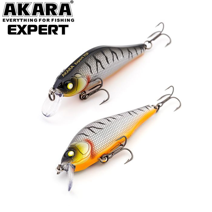 

Воблер Akara Expert 70F 9 гр 1/3 oz 2,8 in A111, Разноцветный, Expert