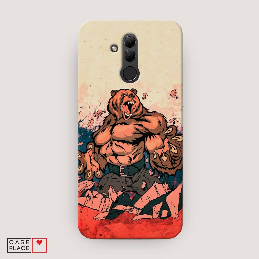 

Чехол Awog "Медведь с флагом РФ" для Huawei Mate 20 Lite, 66620-1