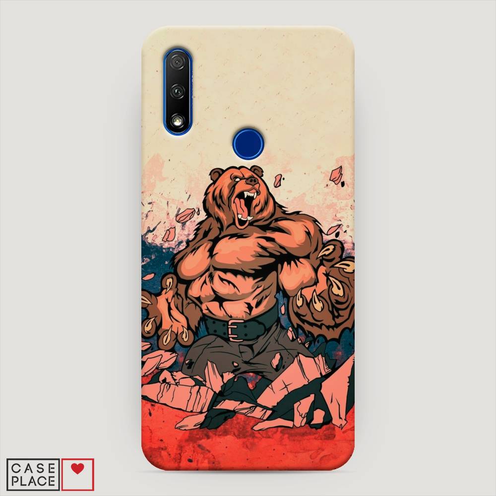

Чехол Awog "Медведь с флагом РФ" для Huawei P Smart Z, 69420-1