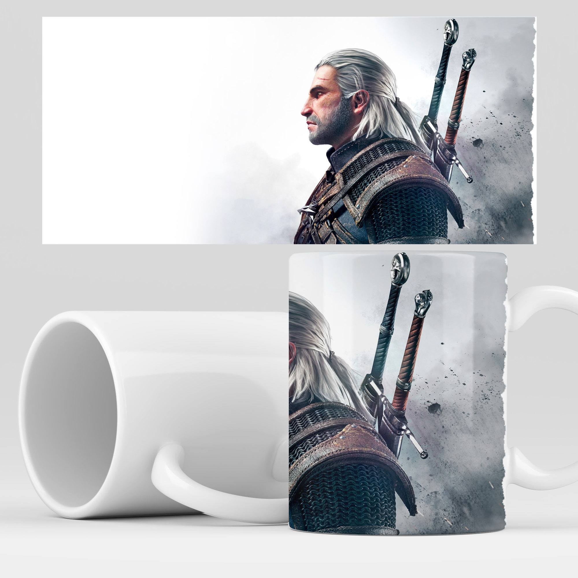 

Кружка RocketCup с принтом "Ведьмак" The Witcher, Witcher09