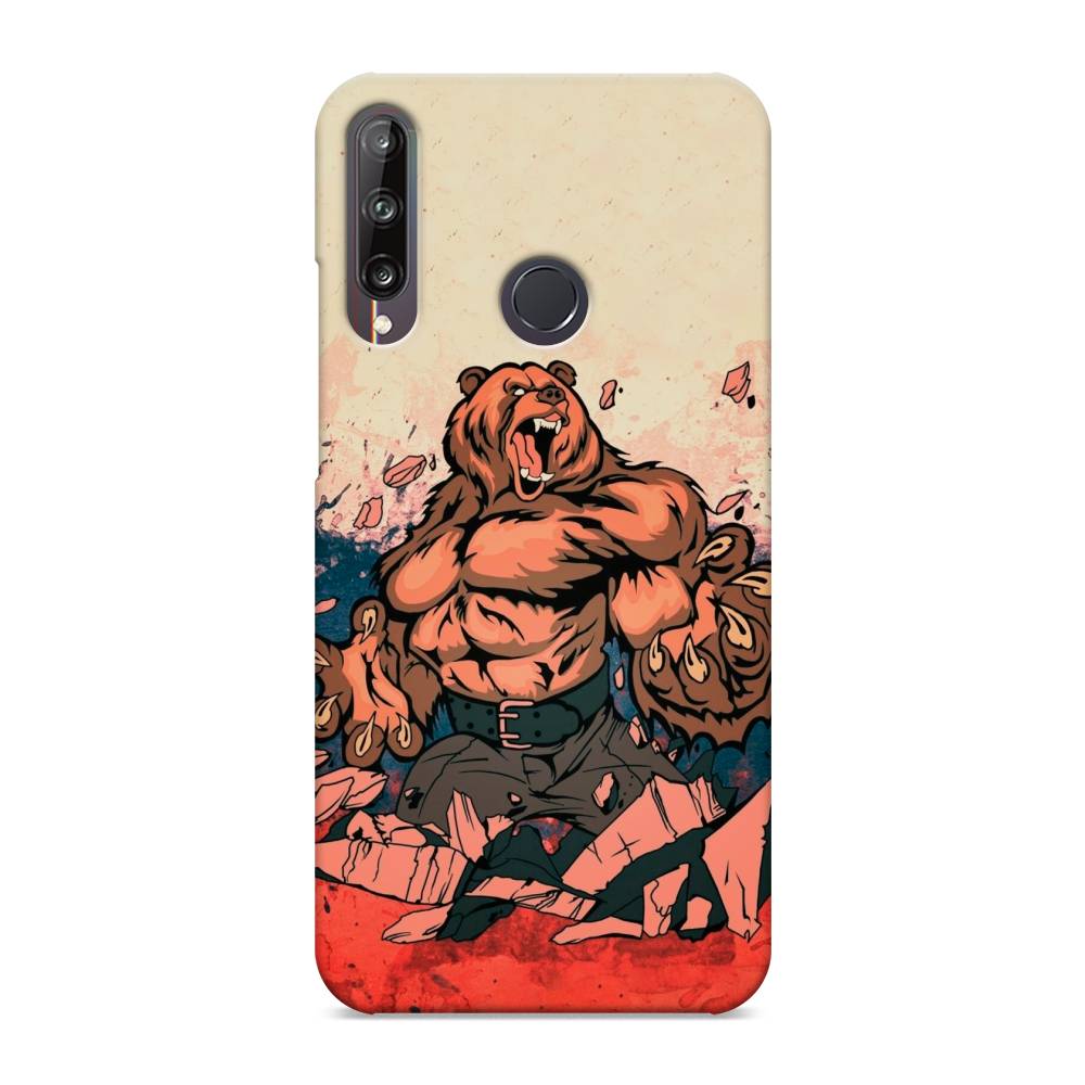 

Чехол Awog "Медведь с флагом РФ" для Huawei P40 lite E, 612420-1