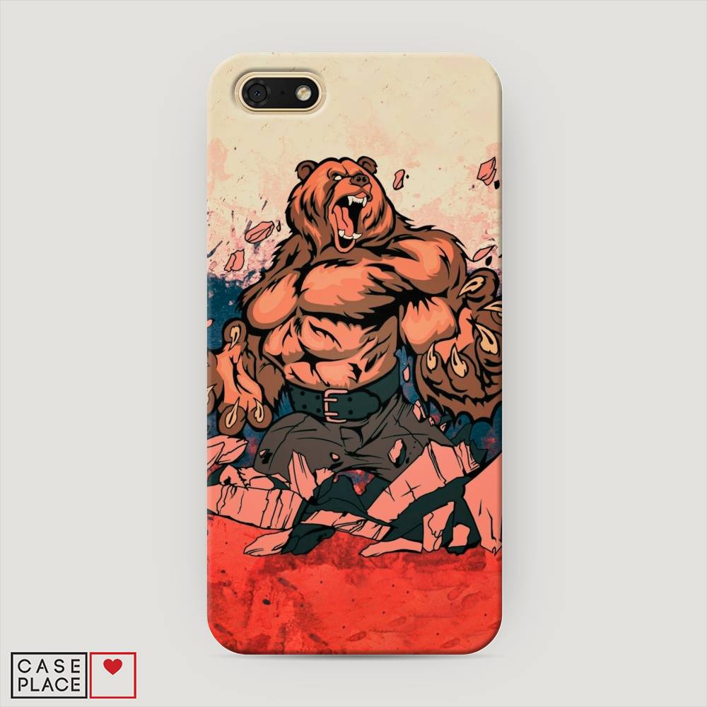 

Чехол Awog "Медведь с флагом РФ" для Huawei Y5 2018, 65920-1