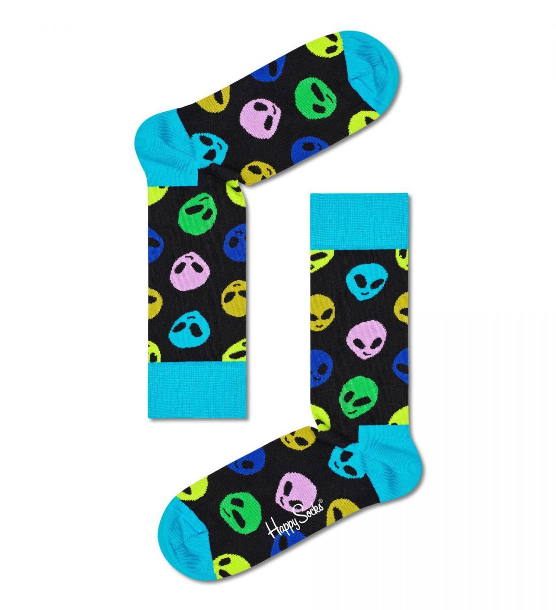

Носки унисекс Happy Socks ALI01 черные 29, Черный, ALI01