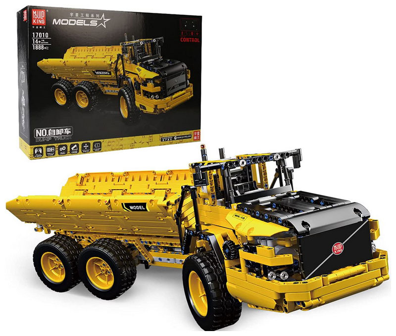 

Конструктор MOULD KING 17010 грузовик самосвал, 1888 деталей, аккумулятор 600 мАч, 17010 грузовик самосвал 1888 деталей аккумулятор 600 мАч