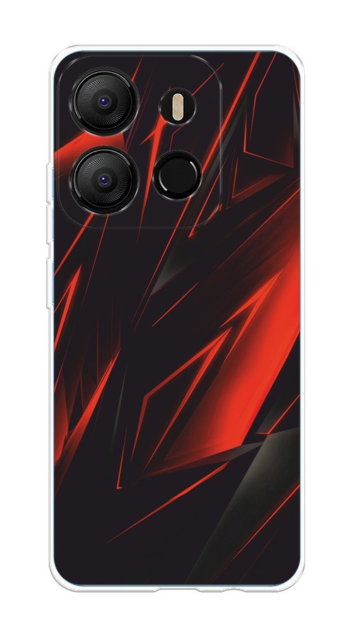 

Чехол Awog на Tecno Pop 7 "Игровой фон", Бордовый;красный;черный, 303850-1