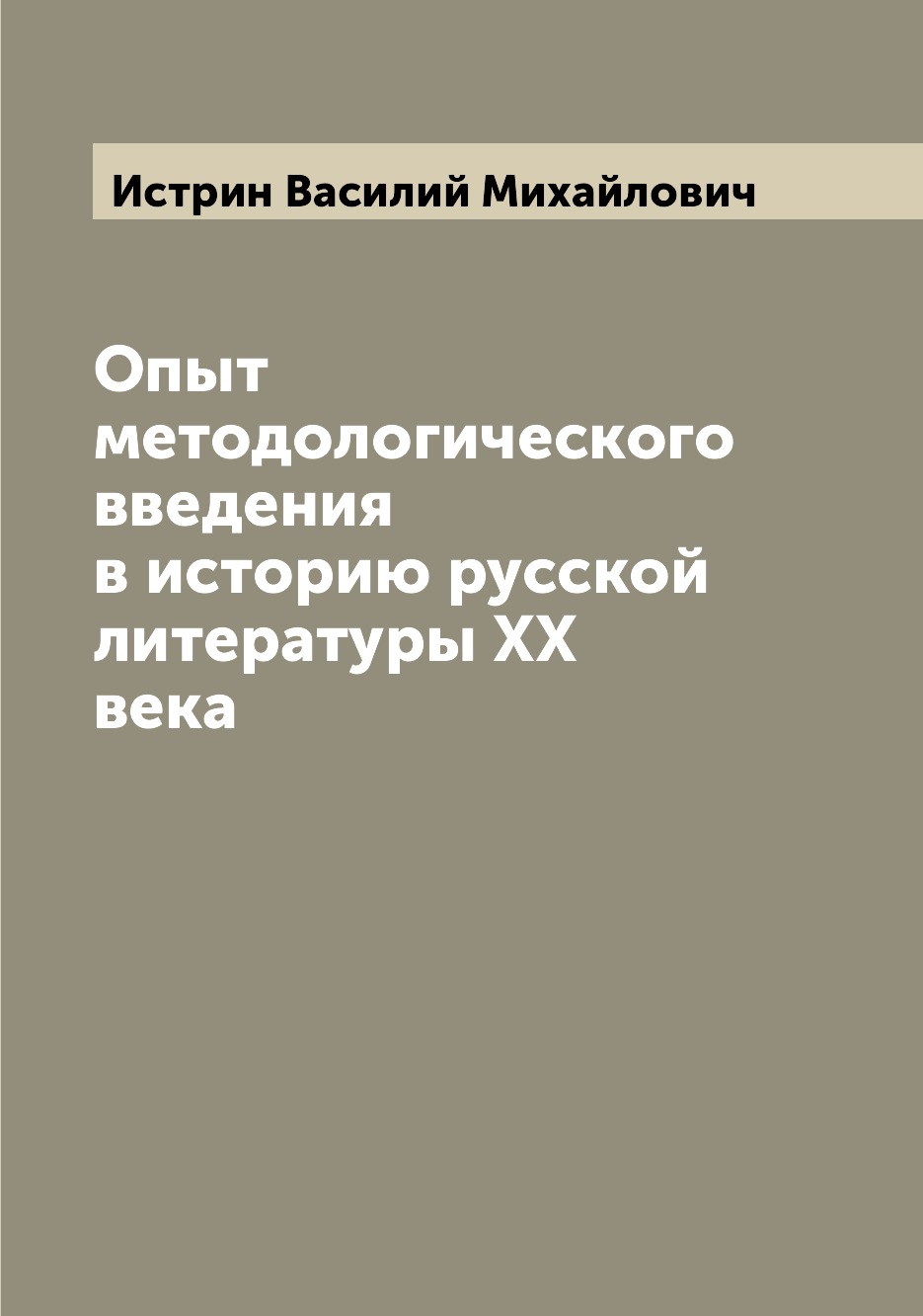 

Книга Опыт методологического введения в историю русской литературы XX века