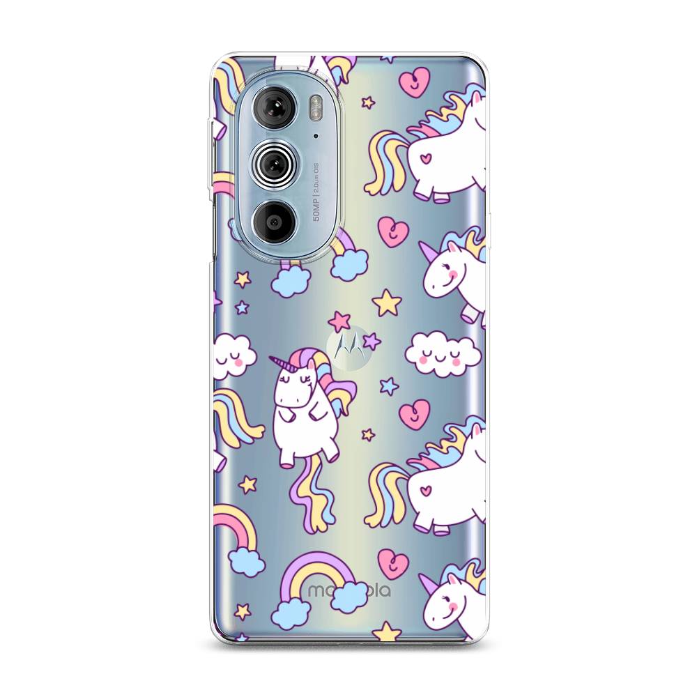 

Силиконовый чехол "Sweet unicorns dreams" на Motorola Edge 30 Pro, Sweet unicorns dreams