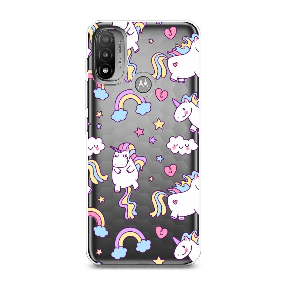 

Силиконовый чехол "Sweet unicorns dreams" на Motorola Moto E20, Sweet unicorns dreams