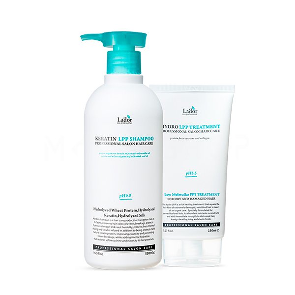 Купить Сет для восстановления волос La'dor Keratin LPP Set Shampoo + Hydro LPP Treatment