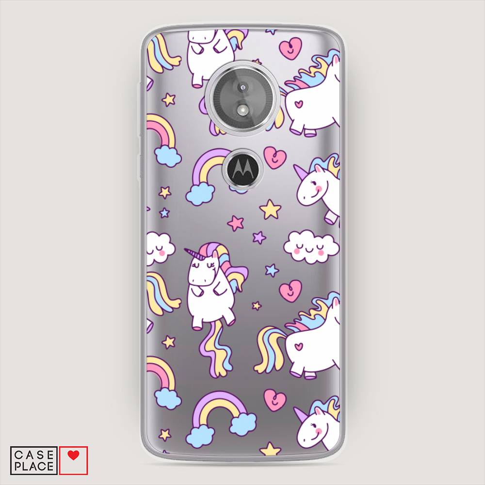 

Силиконовый чехол "Sweet unicorns dreams" на Motorola Moto E5, Sweet unicorns dreams