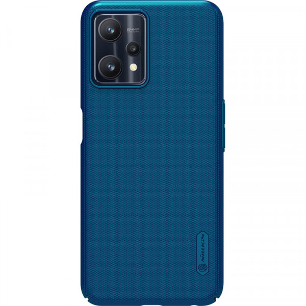 

Пластиковый чехол Nillkin Super Frosted Shield для Realme 9 Pro 5G матовый, синий, Super Frosted Shield