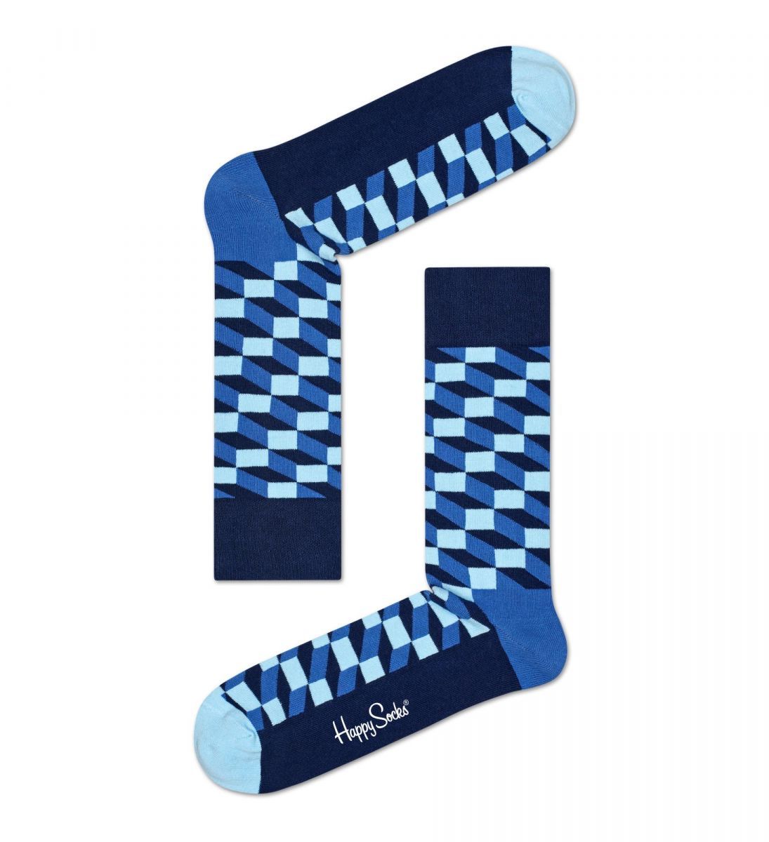 

Носки унисекс Happy Socks FIO01 6050 разноцветные 29, Синий;голубой, FIO01 6050