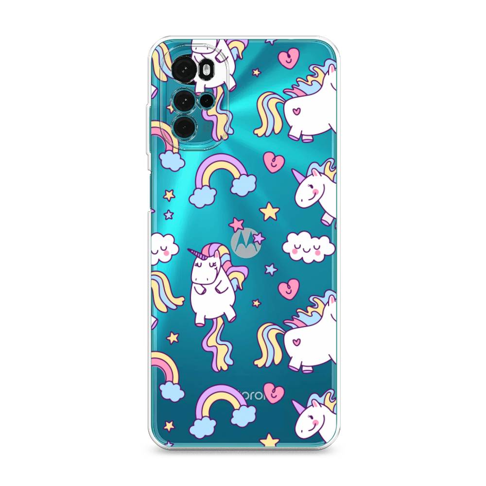 

Силиконовый чехол "Sweet unicorns dreams" на Motorola Moto G22, Sweet unicorns dreams