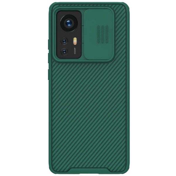 

Чехол из пластика и TPU с защитой камеры для Xiaomi Mi 12 / 12X / 12S, Зеленый