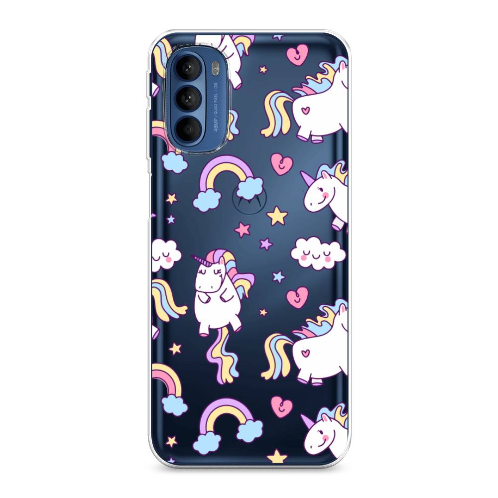 

Силиконовый чехол "Sweet unicorns dreams" на Motorola Moto G41, Sweet unicorns dreams