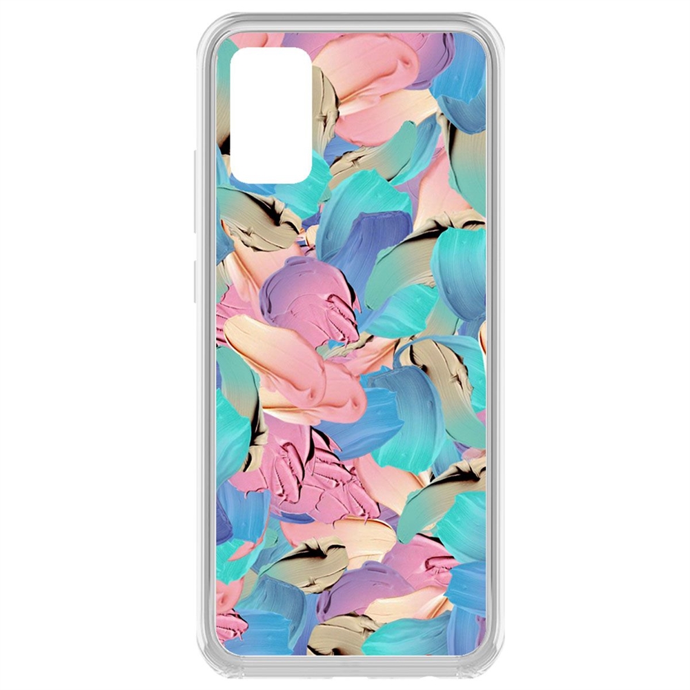 

Чехол-накладка Krutoff Clear Case Абстракт краска для Samsung Galaxy A02s (A025), Прозрачный