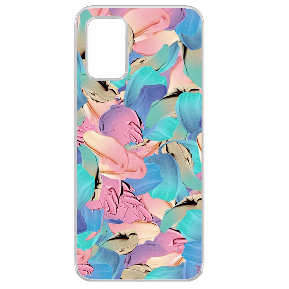 

Чехол-накладка Krutoff Clear Case Абстракт краска для Samsung Galaxy A03s (A037), Прозрачный