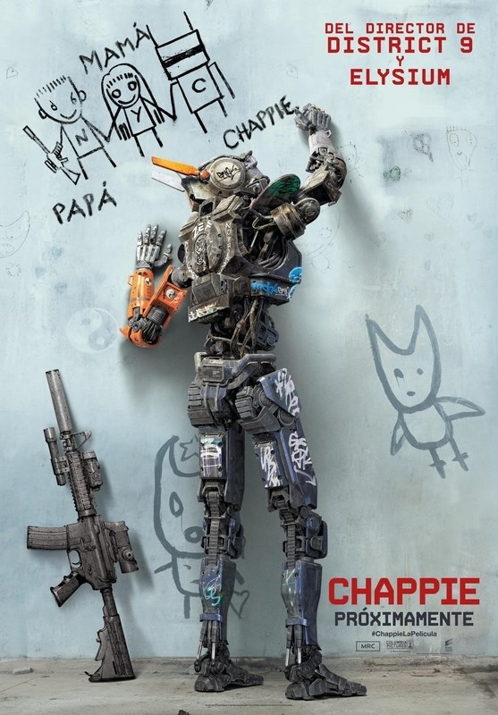 

Постер к фильму "Робот по имени Чаппи" (Chappie) Оригинальный 70,9x101,6 см