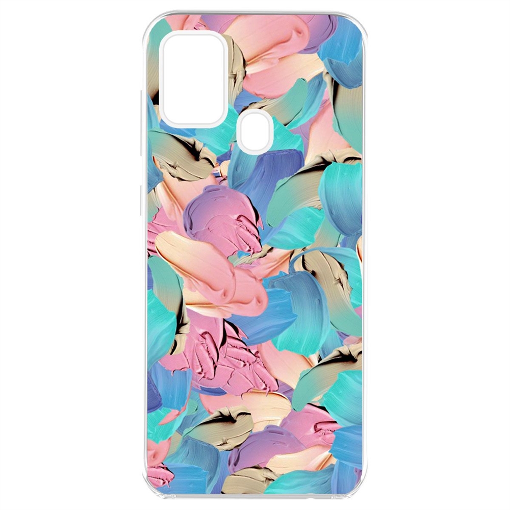 

Чехол-накладка Krutoff Clear Case Абстракт краска для Samsung Galaxy A21s (A217), Прозрачный