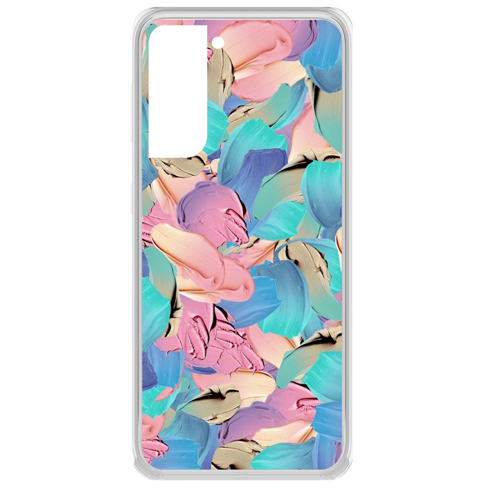 

Чехол-накладка Krutoff Clear Case Абстракт краска для Samsung Galaxy S21 (G991), Прозрачный