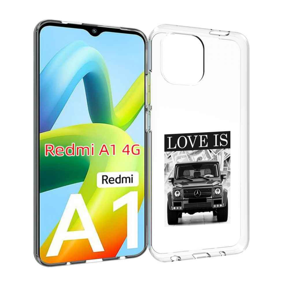 

Чехол Mypads Гелик Для Xiaomi Redmi A1, Прозрачный, Tocco