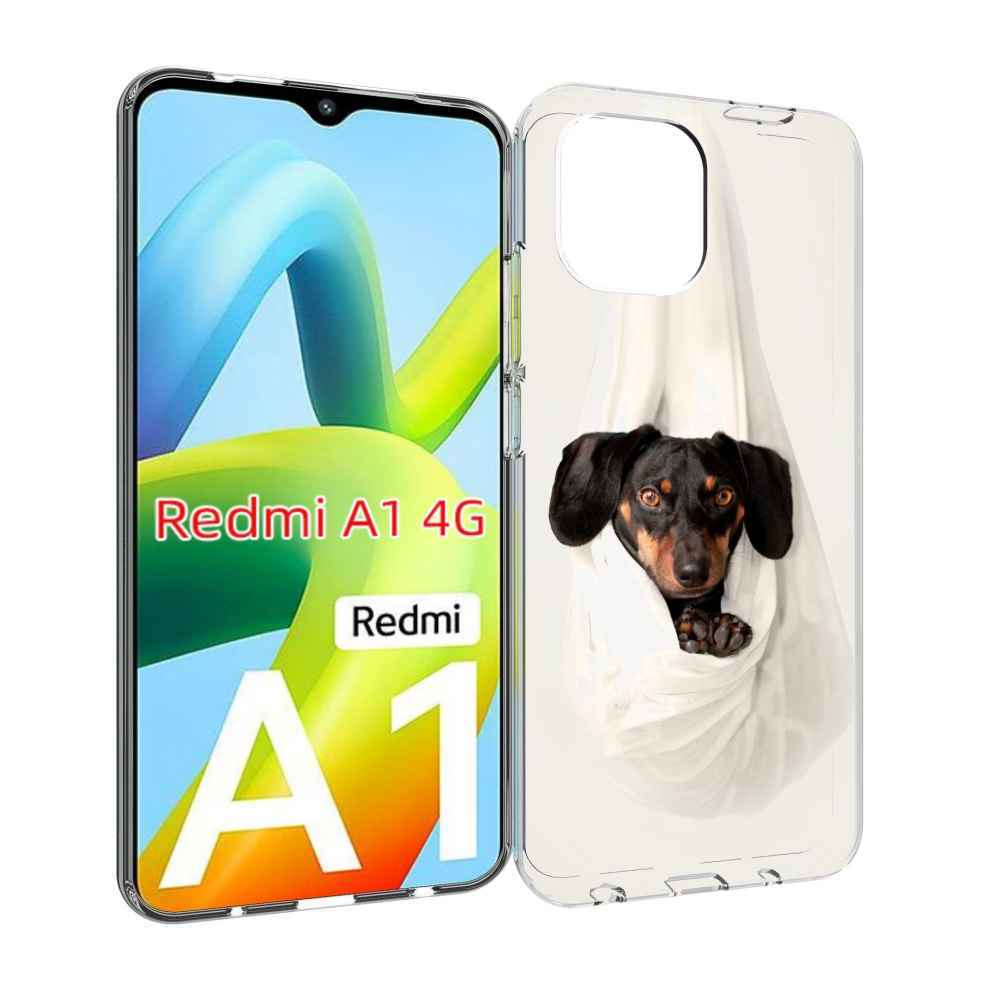 

Чехол Mypads Такса Собака Для Xiaomi Redmi A1, Прозрачный, Tocco