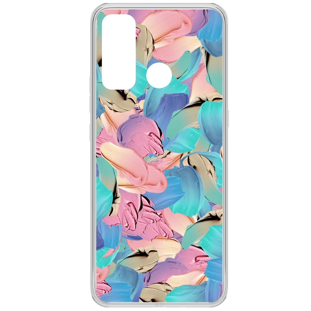 

Чехол-накладка Krutoff Clear Case Абстракт краска для TECNO Pouvoir 4