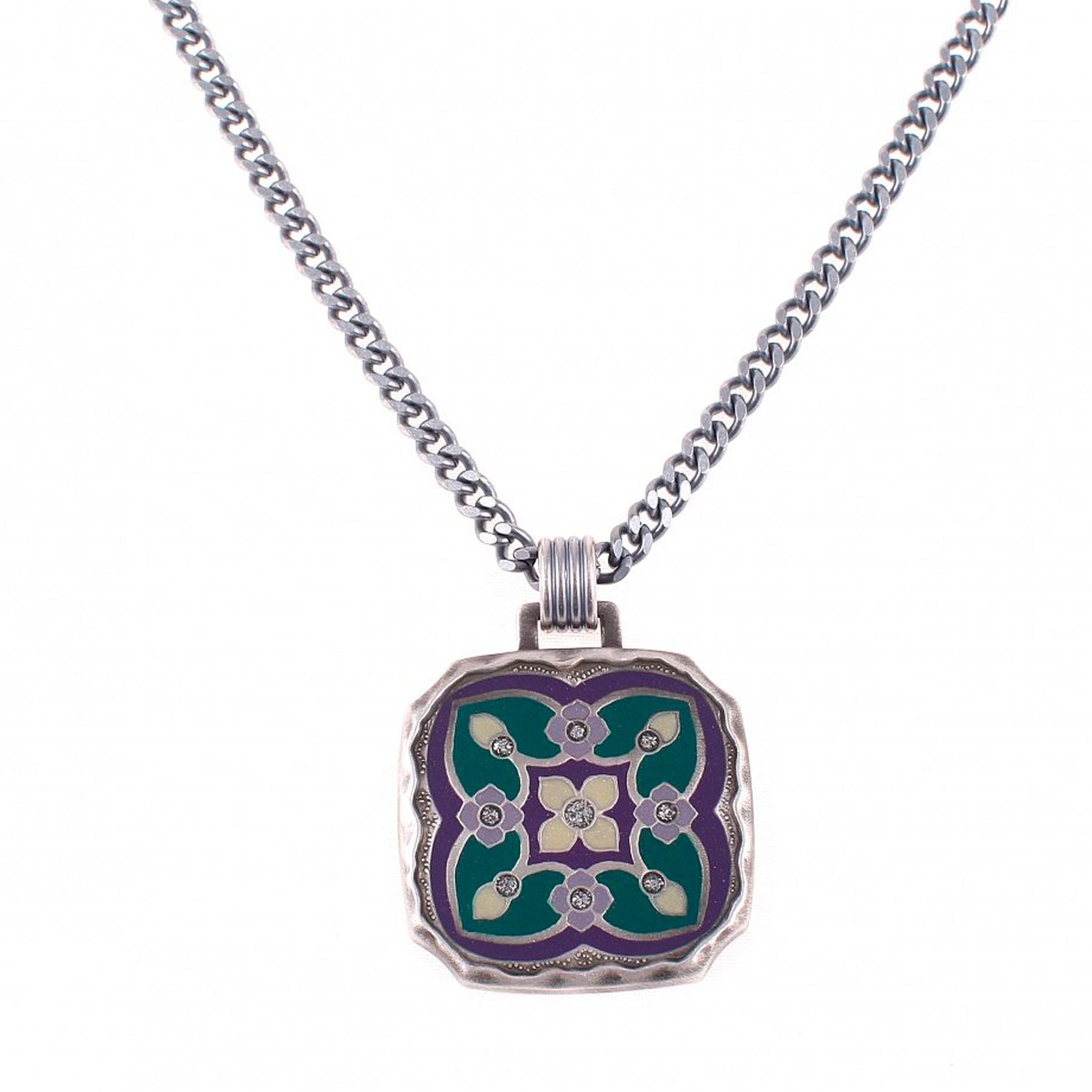 

Колье из бижутерного сплава/бронзы с эмалью 55 см Clara Bijoux B71955 V, B71955 V