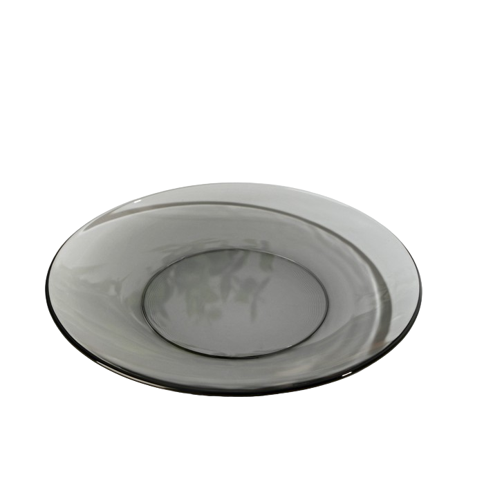 

Тарелка обеденная Basilico. Lava Grey, d=20 см, цвет серый, Дымчатое стекло Lava Grey