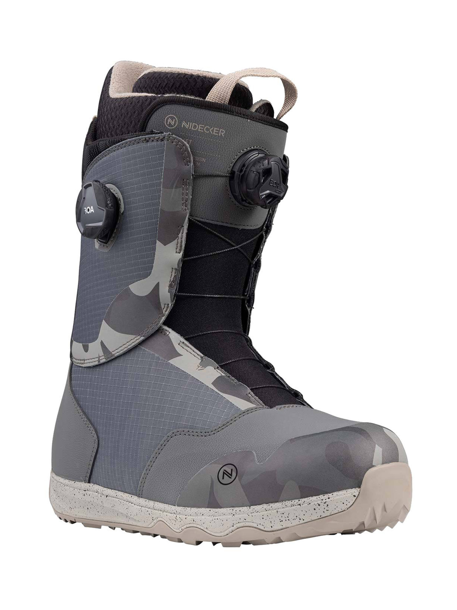 

Ботинки Для Сноуборда Nidecker Rift Gray Camo (Us:12) 2023-24, Зеленый;серый, Rift