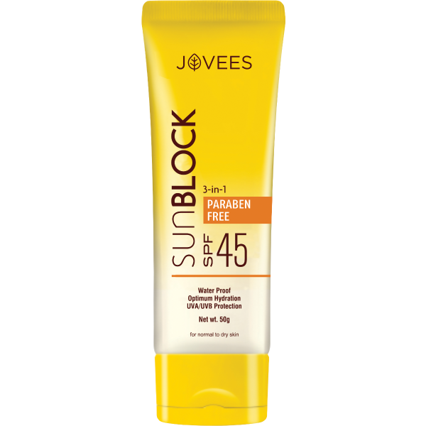 Крем JOVEES солнцезащитный для лица Sun Block 3-in-1 SPF 45 50 г