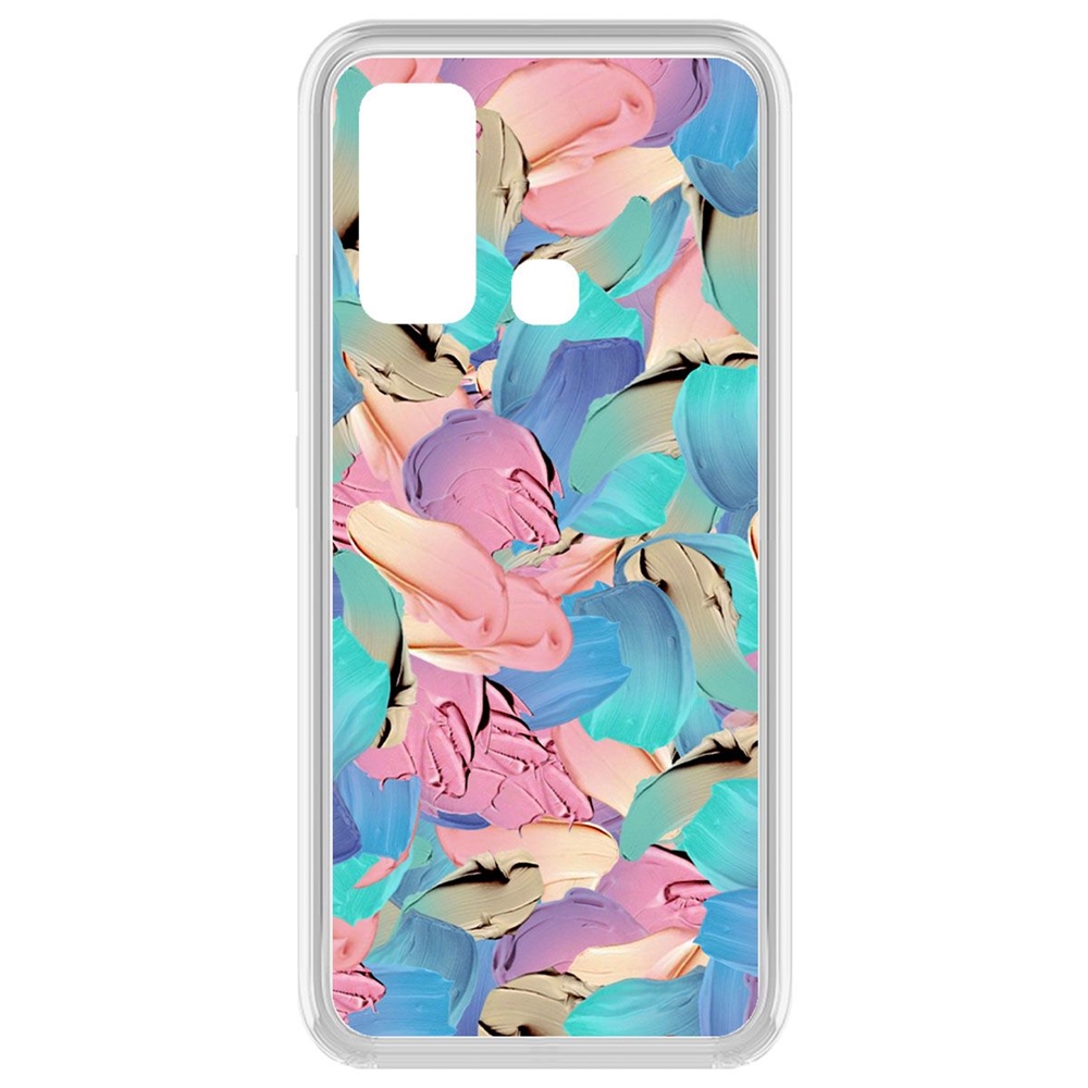 

Чехол-накладка Krutoff Clear Case Абстракт краска для Vivo Y30