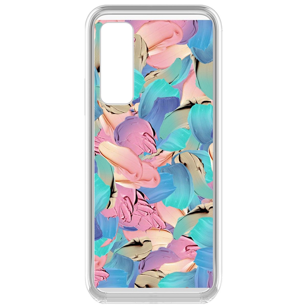 

Чехол-накладка Krutoff Clear Case Абстракт краска для Vivo Y53s, Прозрачный
