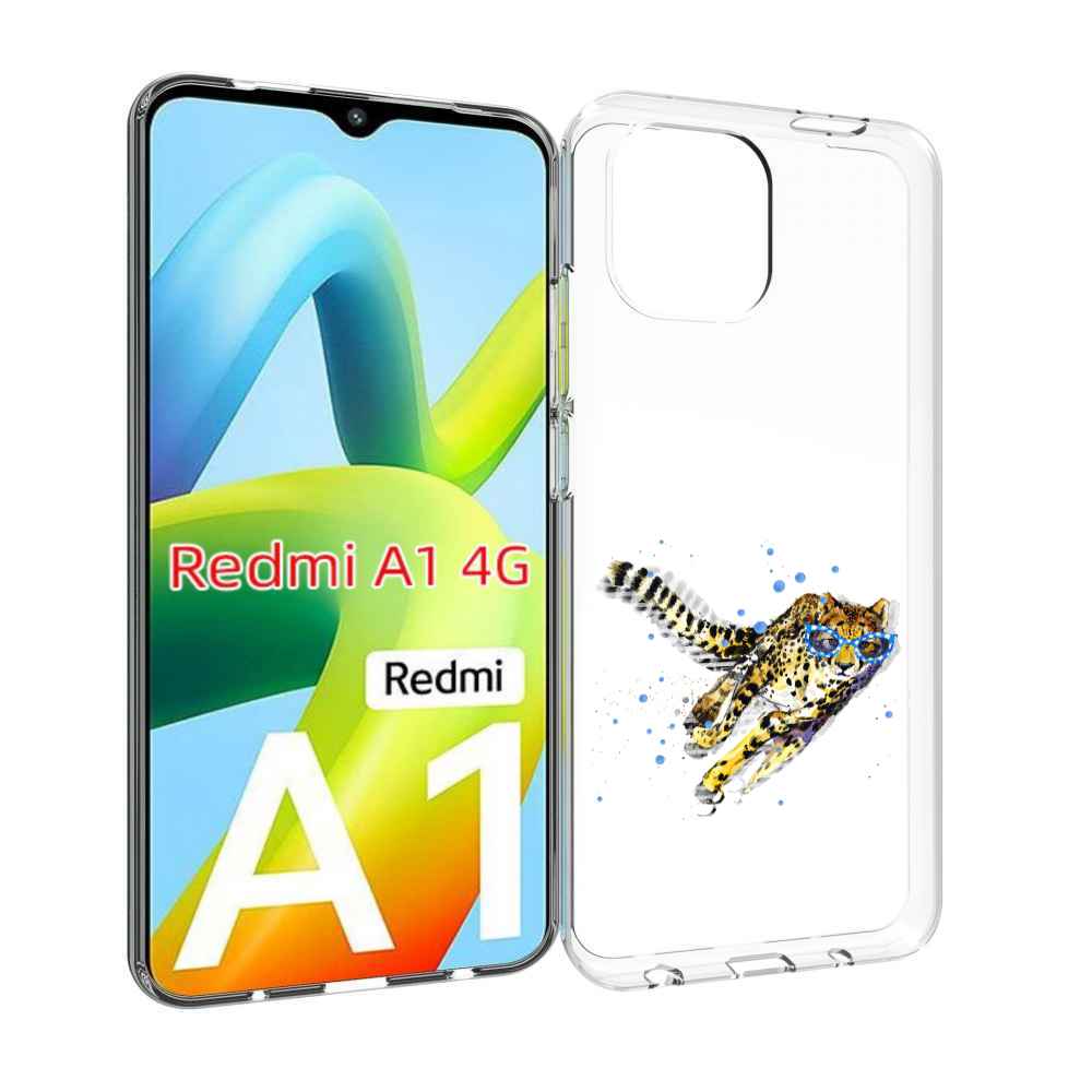 

Чехол Mypads Гепард В Очках Для Xiaomi Redmi A1, Прозрачный, Tocco