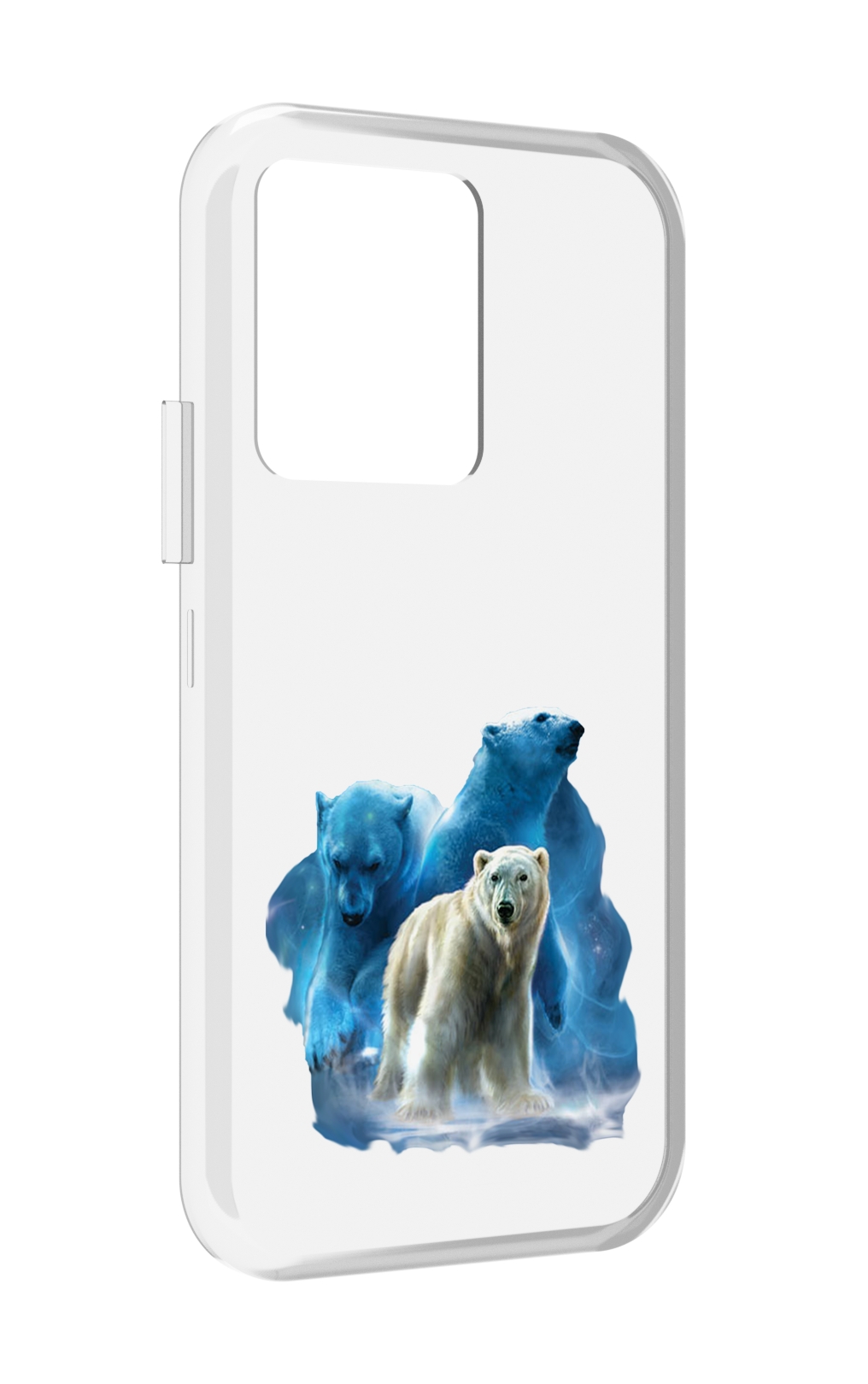 

Чехол MyPads полярный медведь для Vivo iQOO 10, Прозрачный, Tocco